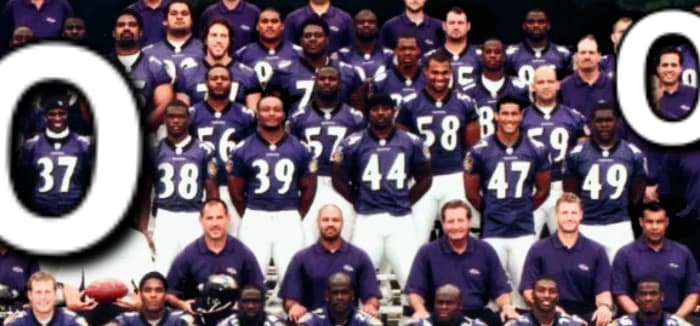 Baltimore Ravens 2004 team photo